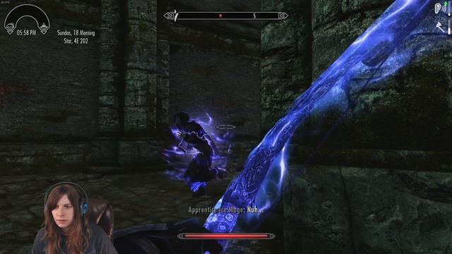 Let's Play Skyrim Blind Ep. 87 - Killing the Electromancer at Morvunskar смотреть онлайн