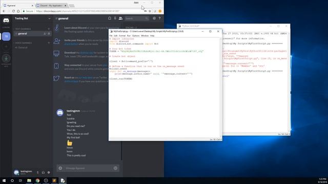 [2/3] Coding the Discord Bot | Building a Discord Bot in Python смотреть онлайн
