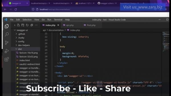 Swagger documentation for php api | Complete crud documentation using swagger [Super easy] 2022