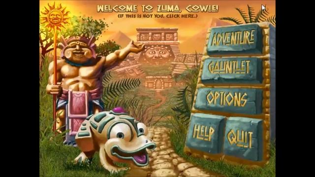 Zuma Deluxe - UFO Easter Egg смотреть онлайн