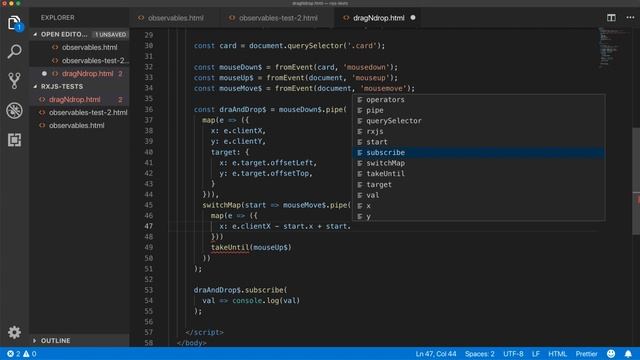 #7 - Drag and Drop reativo - O que não te disseram sobre RxJS смотреть онлайн