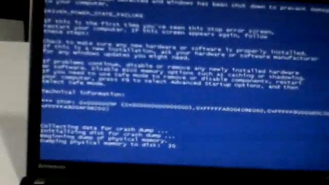Blue Screen Dump Error - VID-20130221-00000.MP4 смотреть онлайн