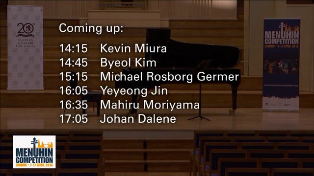 Menuhin Competition London 2016: Junior First Round, part 1 смотреть онлайн