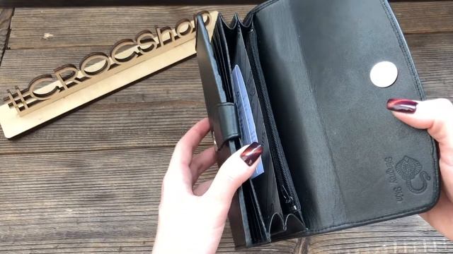 Кошелек из кожи морского ската, полированный C0064B смотреть онлайн