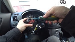 Подрулевой шлейф Infiniti FX35. Замена и установка. Жизнь автолюбителя.