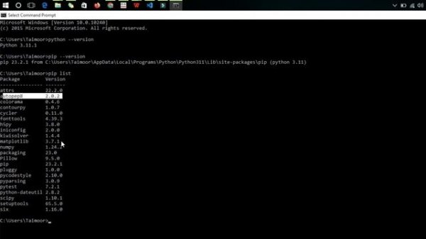 How to Check Python Version, Install Pillow & Manage Packages with Pip on Windows 10 | 2023 update