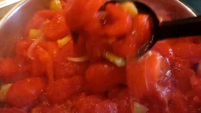 Томатный пюре на зиму с луком и перца смотреть онлайн