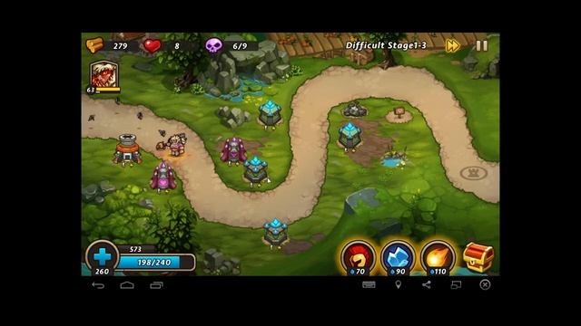 Castle TD 2 First Battle 1-3 Difficult смотреть онлайн