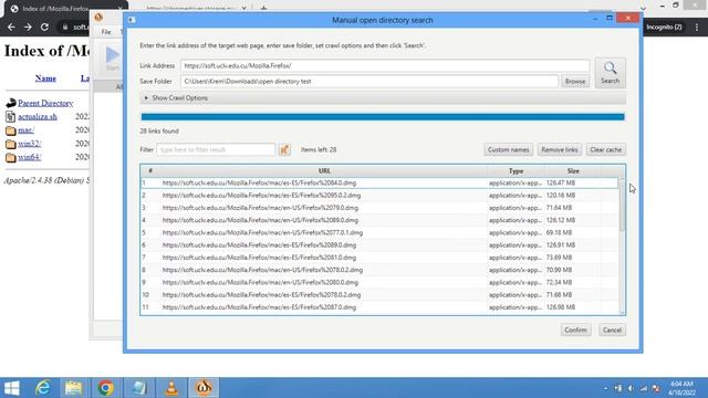 Manual link search - Open Directory option (WFDownloader App) - downloading from open directories смотреть онлайн