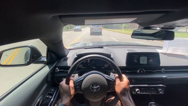 2021 Toyota Supra 3.0 Premium POV Test Drive & Review смотреть онлайн