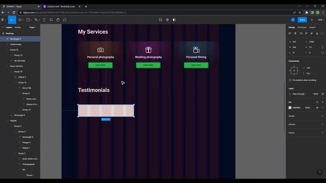 Figma Speed Art - Personal Portfolio Landing Page смотреть онлайн
