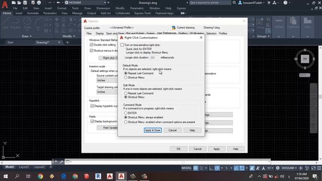 03- Autocad Option شرح قائمة OPTION - SELECTION - في برنامج الاوتوكاد 2021 смотреть онлайн