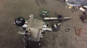 Реверс редуктор с передаточным 1/1