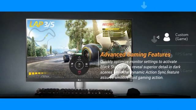 New LG 27UK650-W 27 Inch 4K UHD IPS Monitor with HDR10 and AMD FreeSync Technology смотреть онлайн