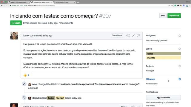 28. O que são issues? - Git e Github na Vida Real смотреть онлайн