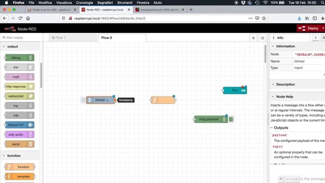 Usare Arduino con Firmata su RaspberryPi e NodeRed - Video 24 смотреть онлайн