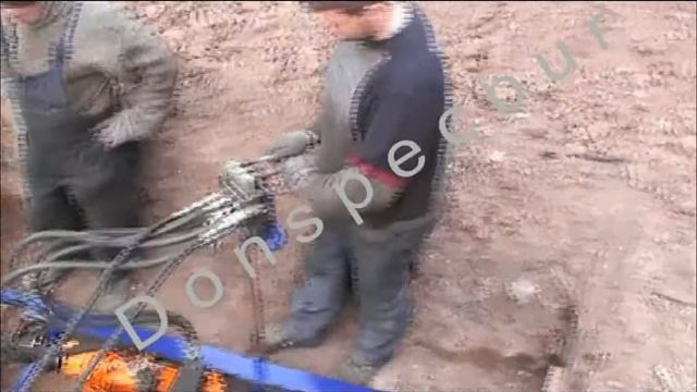 Горизонтальное бурение установкой ГБМ-280ш смотреть онлайн