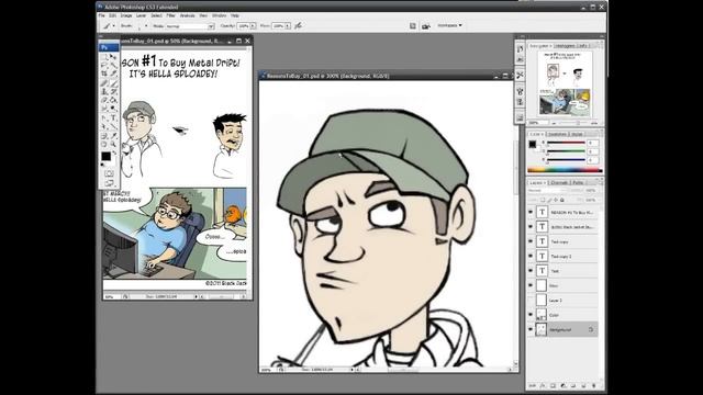 How To Draw A Game Comic In Photoshop смотреть онлайн