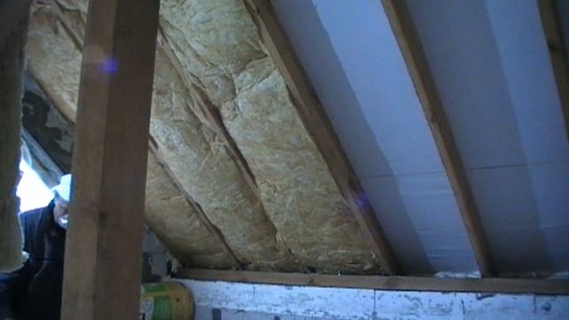 Утепление крыши мансарды своими руками isover 150/Warm roof attic do it yourself isover 150 смотреть онлайн