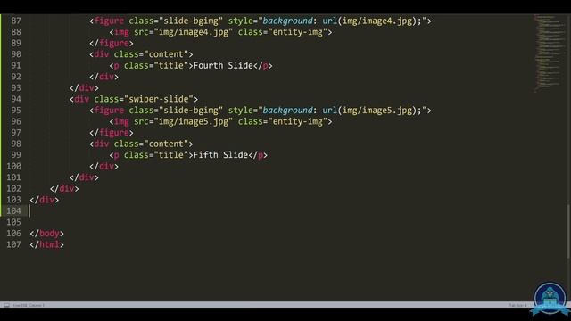 Horizontal parallax sliding slider with Swiper.js смотреть онлайн