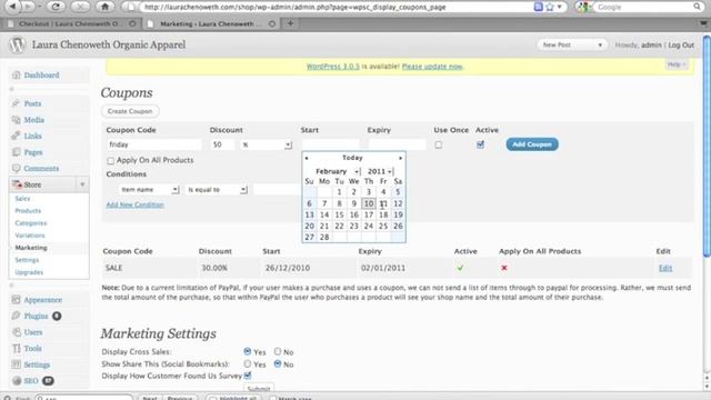 WordPress Tutorial: Creating Sale Coupons (using wp e-commerce plugin) смотреть онлайн