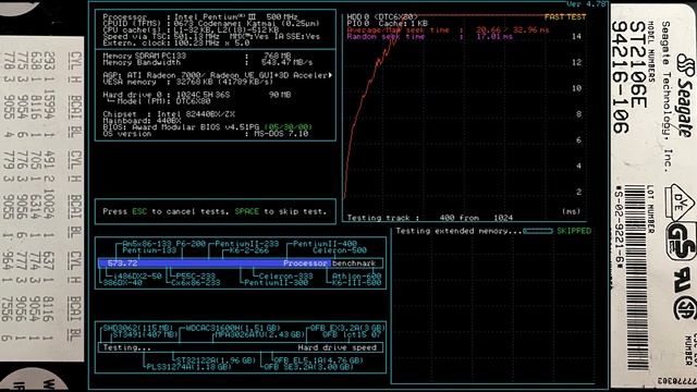 Seagate ST2106E (CDC/Imprimis 94216-106) 94MB ESDI hard drive sounds смотреть онлайн
