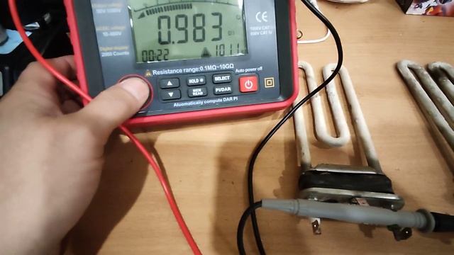 Диагностика мегаомметром пробоя в изоляции тена. смотреть онлайн