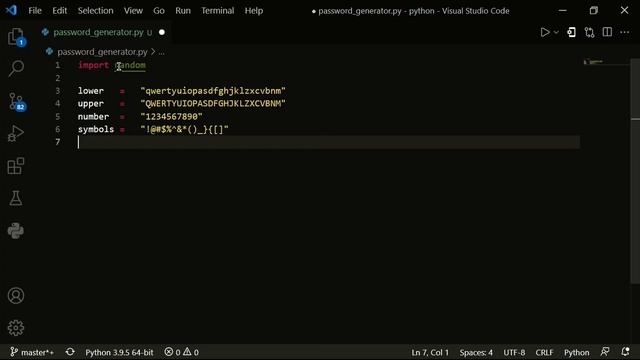 Password Generator using python in tamil || How to generate password by python in tamil : - ) смотреть онлайн