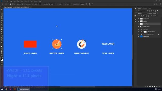 PHOTOSHOP MASTER part 10 : Layer Types Explained смотреть онлайн