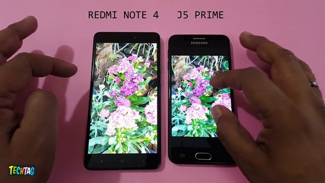 Xiaomi Redmi Note 4 vs Samsung J5 Prime Screen Test | IPS Display Comparison смотреть онлайн