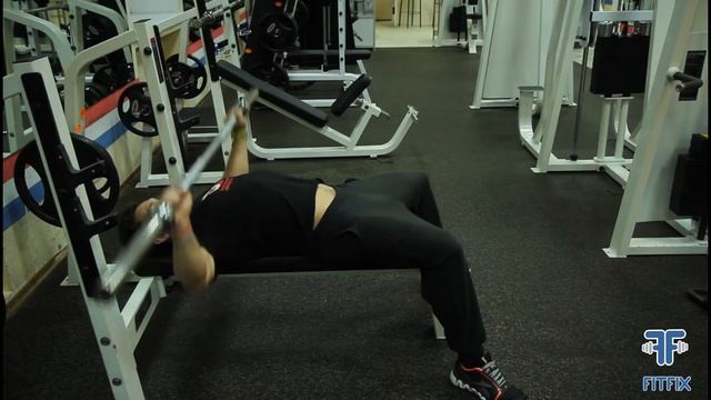 Жим штанги лежа широким хватом смотреть онлайн