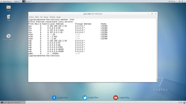 Listar puertos abiertos en Linux CentOS 7 смотреть онлайн