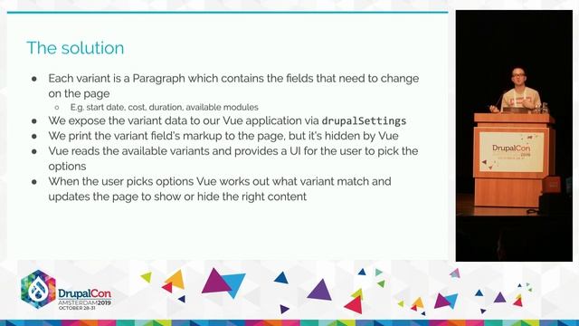 DrupalCon Amsterdam 2019:Progressive decoupling in action: using Vue.js to ... смотреть онлайн