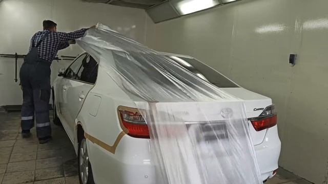 Кузовной ремонт и покраска Рязань Toyota Camry смотреть онлайн