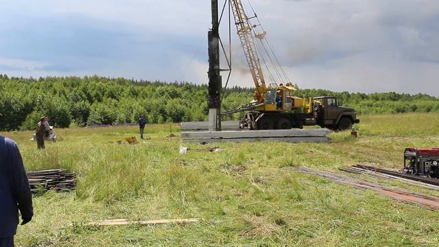 забивка свай УСА-1 смотреть онлайн