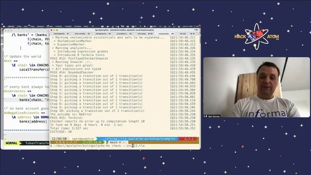 Thinking about protocols with TLA + and Apalache before code is written | Игорь Коннов смотреть онлайн
