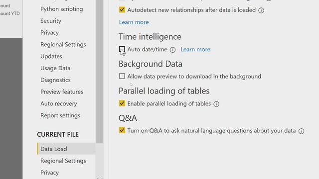 Disabling auto date-time in Power BI смотреть онлайн