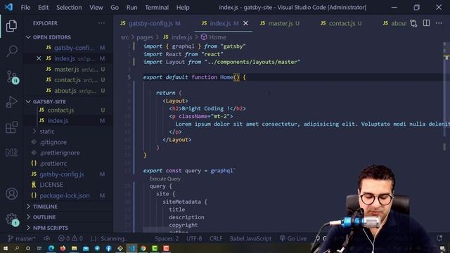 GATSBY FRAMEWORK GRAPHQL QUERY BRIGHT CODING PART6 смотреть онлайн
