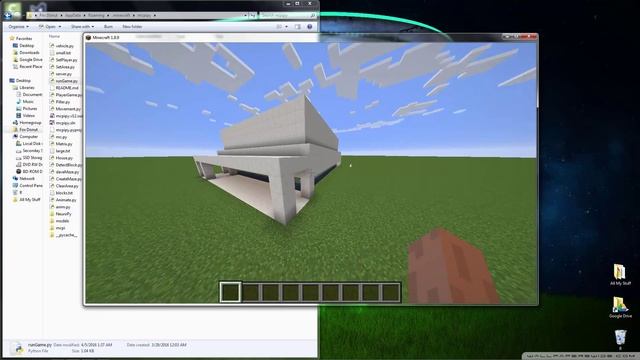 Minecraft with Python Scripting смотреть онлайн