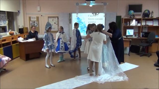Новый Год в стиле Гжель смотреть онлайн