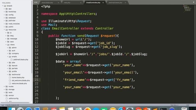 Send email in Laravel part2 смотреть онлайн