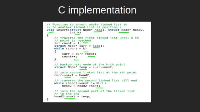 Insert a whole linked list into other at k-th position | GeeksforGeeks смотреть онлайн