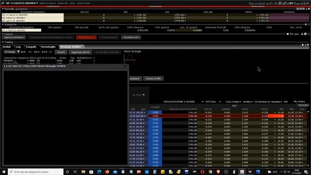 Mister Trader: Stocks, Options, Commodity Spread - Strangle Strategy sul Future del Gold (GC) смотреть онлайн