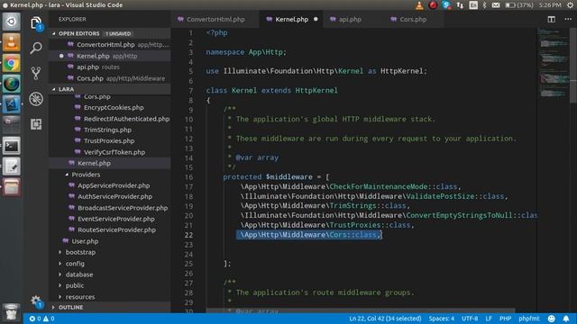 Laravel 5.7 tutorial - Resolve cors issue | No Access-Control-Allow-Origin смотреть онлайн