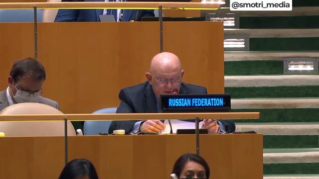 Полное заявление постпреда России при ООН Василия Небензя смотреть онлайн