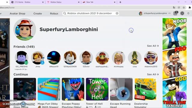 ROBLOX SHUTDOWN AGAIN FAIL OR... REALLY? STATUS.ROBLOX.COM SAYS... смотреть онлайн