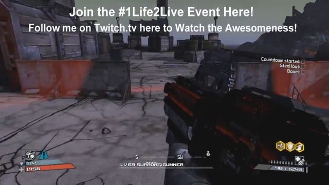 BORDERLANDS 2 / #1Life2Live Event by @AdmiralBahroo & @Gothalion! PLUS Livestream Highlights! смотреть онлайн