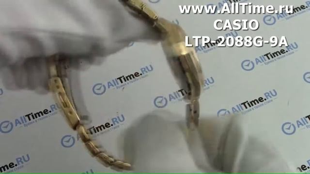 Обзор. Женские наручные часы Casio LTP-2088G-9A смотреть онлайн