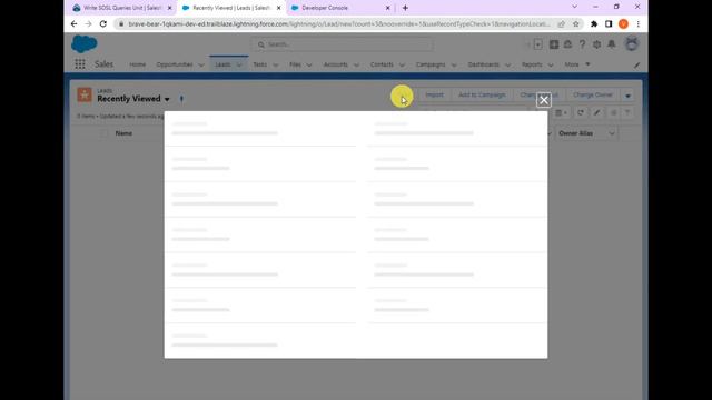 ERROR: The Lead and Contact records with the last name smith were not found | Salesforce | Trailhea смотреть онлайн