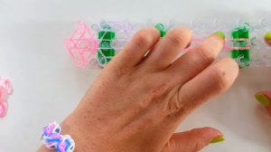«Стрекоза 3D» из резинок канал 2+3 «Dragonfly» tutorial DIY Rainbow loom bands